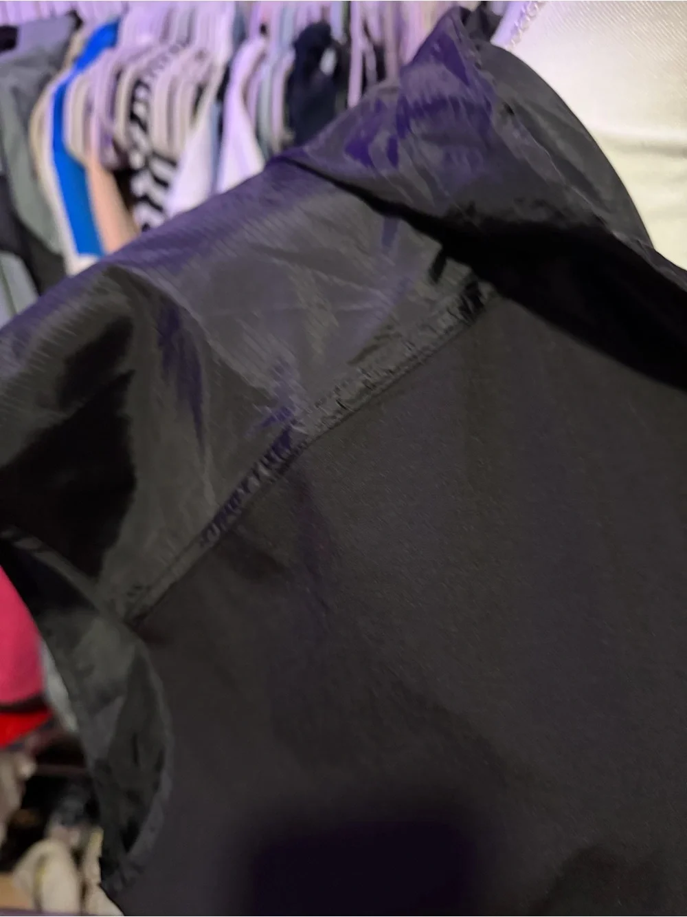 Avia Black Sleeveless Hooded Pullover Top - Picture 5 of 10